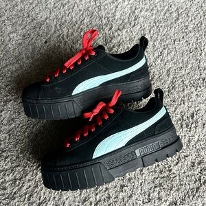 Puma Dua Lipa Suede Platform Sneakers